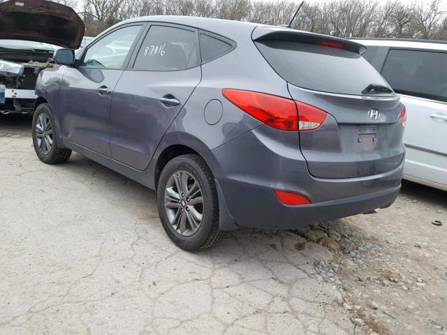 KM8JT3AF6FU002137 - 2015 HYUNDAI TUCSON GLS GRAY photo 3