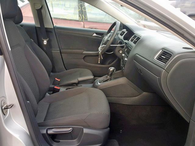 3VW2K7AJ6CM367356 - 2012 VOLKSWAGEN JETTA BASE Արծաթագույն լուսանկար 5