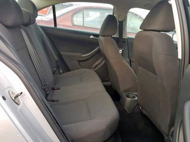 3VW2K7AJ6CM367356 - 2012 VOLKSWAGEN JETTA BASE Արծաթագույն լուսանկար 6