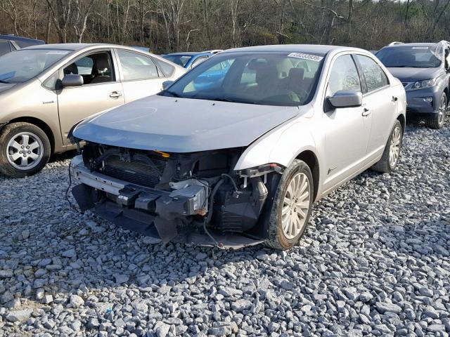 3FADP0L3XAR396514 - 2010 FORD FUSION HYB SILVER photo 2