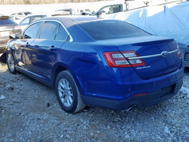 1FAHP2D98DG145194 - 2013 FORD TAURUS SE BLUE photo 3