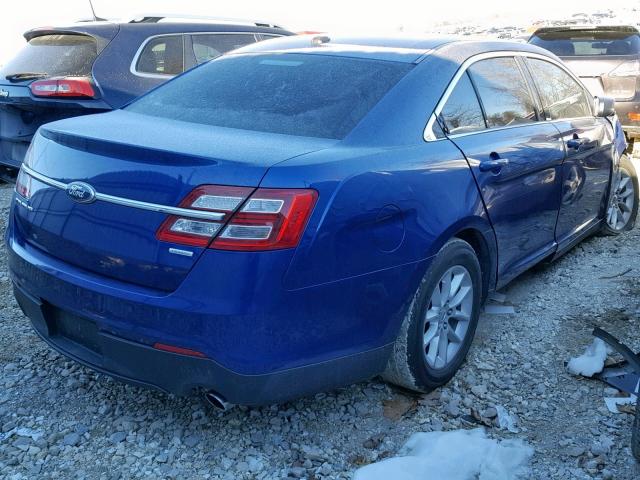 1FAHP2D98DG145194 - 2013 FORD TAURUS SE BLUE photo 4