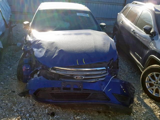 1FAHP2D98DG145194 - 2013 FORD TAURUS SE BLUE photo 7