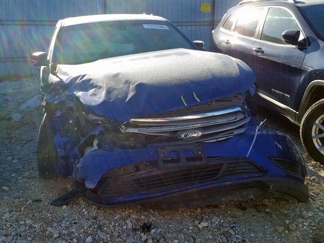 1FAHP2D98DG145194 - 2013 FORD TAURUS SE BLUE photo 9