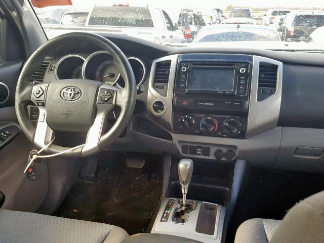 3TMLU4ENXFM171812 - 2015 TOYOTA TACOMA DOU WHITE photo 9