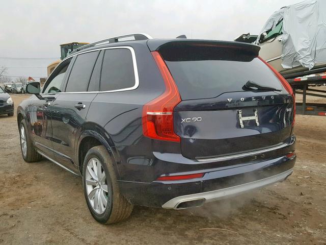 YV4A22PK9G1076657 - 2016 VOLVO XC90 T6 BLUE photo 3