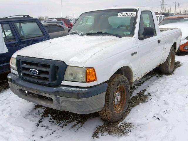 1FTYR10U45PA67071 - 2005 FORD RANGER WHITE photo 2