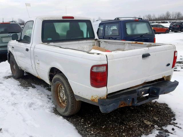 1FTYR10U45PA67071 - 2005 FORD RANGER WHITE photo 3