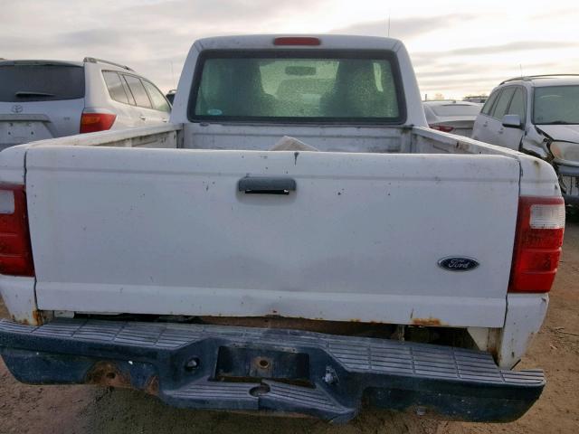 1FTYR10U45PA67071 - 2005 FORD RANGER WHITE photo 6