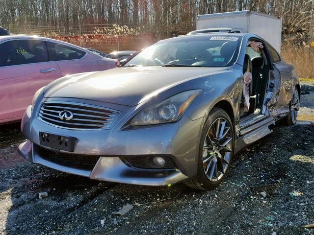 JN1CV6EK3BM211588 - 2011 INFINITI G37 BASE GRAY photo 2