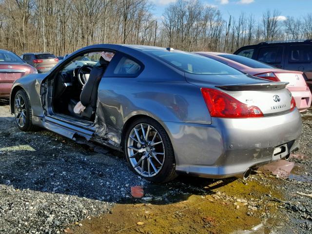 JN1CV6EK3BM211588 - 2011 INFINITI G37 BASE GRAY photo 3