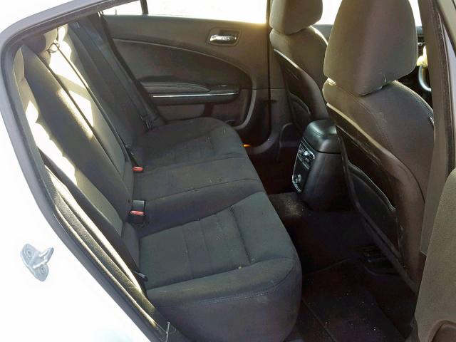 2C3CDXBGXDH609560 - 2013 DODGE CHARGER SE WHITE photo 6