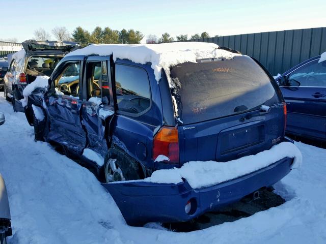 1GKDT13S632293511 - 2003 GMC ENVOY BLUE photo 3