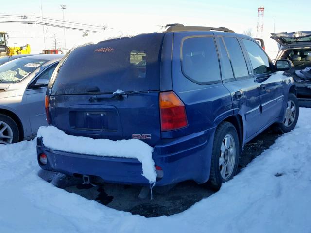 1GKDT13S632293511 - 2003 GMC ENVOY BLUE photo 4