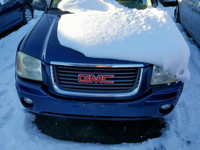 1GKDT13S632293511 - 2003 GMC ENVOY BLUE photo 7