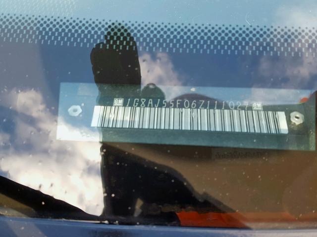 1G8AJ55F06Z111027 - 2006 SATURN ION LEVEL BLACK photo 10