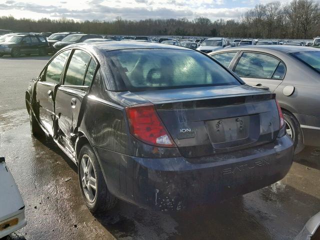1G8AJ55F06Z111027 - 2006 SATURN ION LEVEL BLACK photo 3