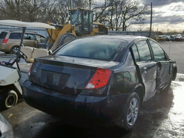 1G8AJ55F06Z111027 - 2006 SATURN ION LEVEL BLACK photo 4
