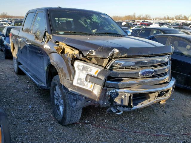 1FTEW1EG2FKE49161 - 2015 FORD F150 SUPER BLACK photo 1