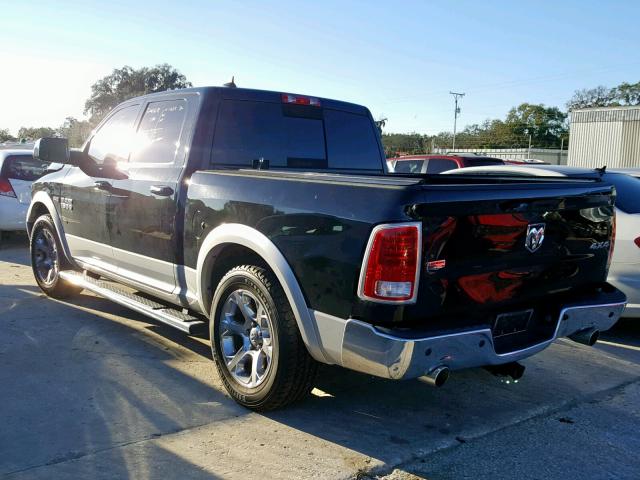 1C6RR7NT1DS568588 - 2013 RAM 1500 LARAM BLACK photo 3