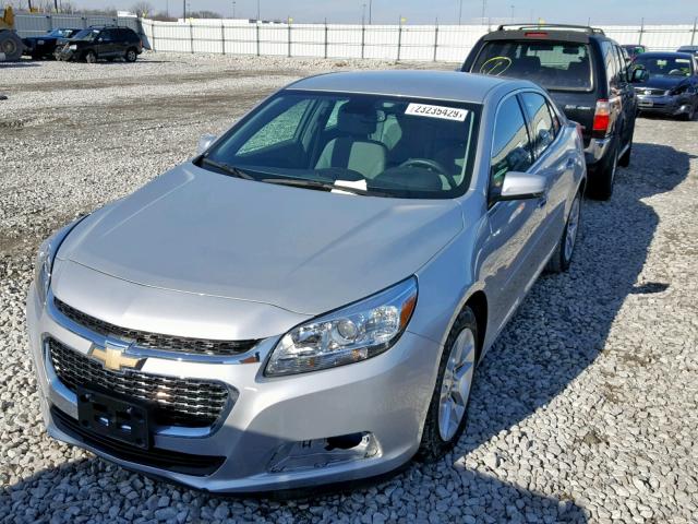 1G11C5SLXEF250097 - 2014 CHEVROLET MALIBU 1LT SILVER photo 2