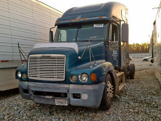 1FUJA3CG71LG44425 - 2001 FREIGHTLINER CONVENTION TEAL photo 2