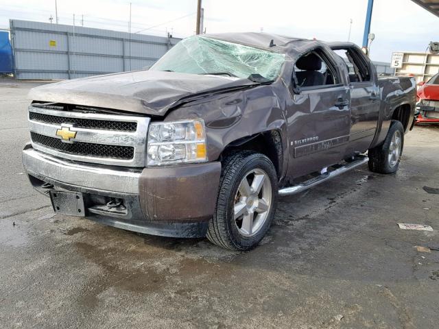 2GCEC13C381105477 - 2008 CHEVROLET SILVERADO BROWN photo 2
