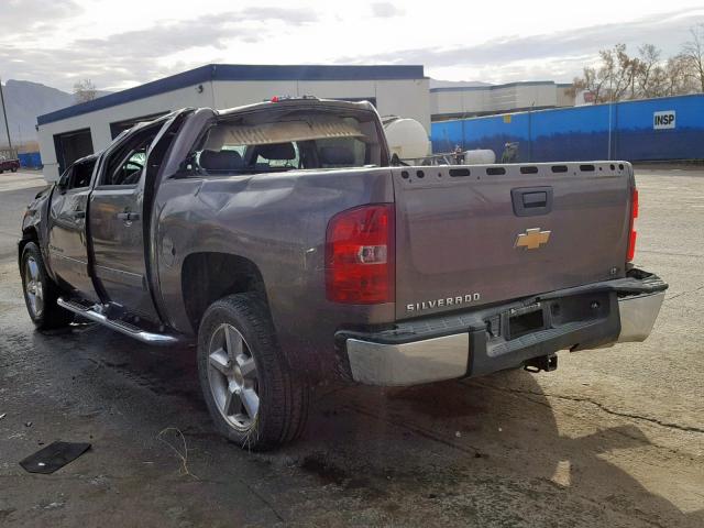 2GCEC13C381105477 - 2008 CHEVROLET SILVERADO BROWN photo 3