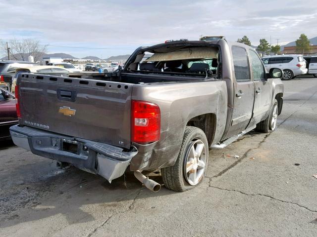 2GCEC13C381105477 - 2008 CHEVROLET SILVERADO BROWN photo 4