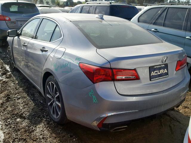 19UUB2F37JA004911 - 2018 ACURA TLX SILVER photo 3