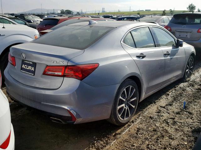 19UUB2F37JA004911 - 2018 ACURA TLX SILVER photo 4