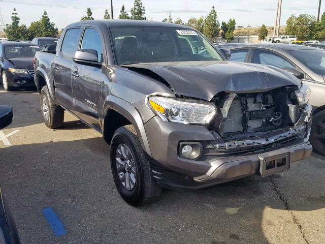 3TMAZ5CN7HM038302 - 2017 TOYOTA TACOMA DOU GRAY photo 1