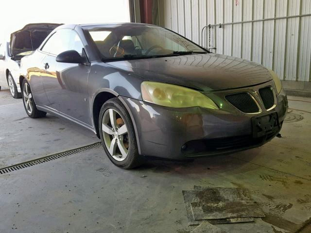 1G2ZH36N974192353 - 2007 PONTIAC G6 GT GRAY photo 1