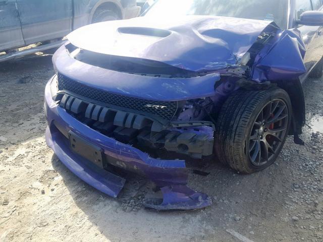 2C3CDXEJXGH197071 - 2016 DODGE CHARGER SR PURPLE photo 9