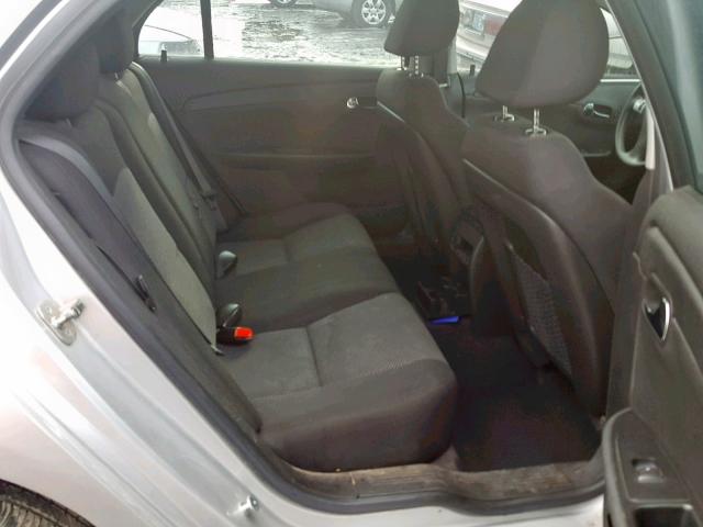 1G1ZC5E03CF392566 - 2012 CHEVROLET MALIBU 1LT SILVER photo 6