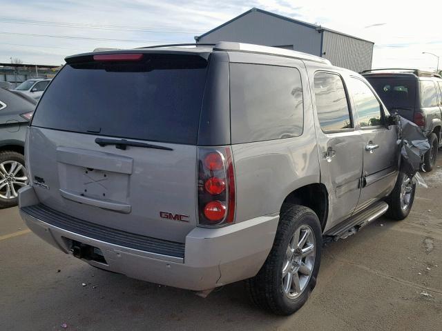 1GKFK63817J354904 - 2007 GMC YUKON DENA SILVER photo 4