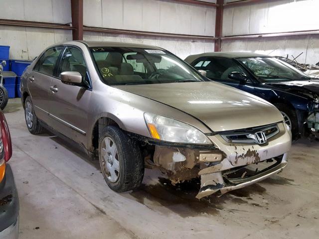 1HGCM56455A181625 - 2005 HONDA ACCORD LX GOLD photo 1