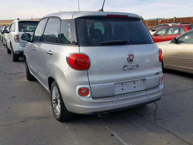 ZFBCFABH2EZ027694 - 2014 FIAT 500L EASY Gümüş foto 3