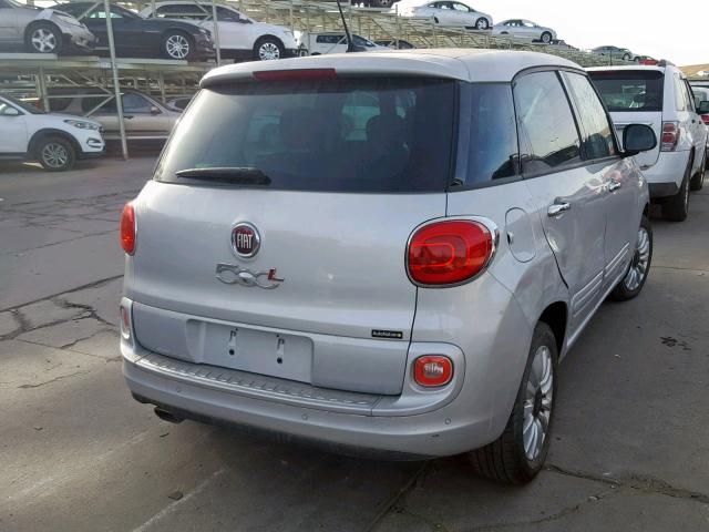 ZFBCFABH2EZ027694 - 2014 FIAT 500L EASY Gümüş foto 4