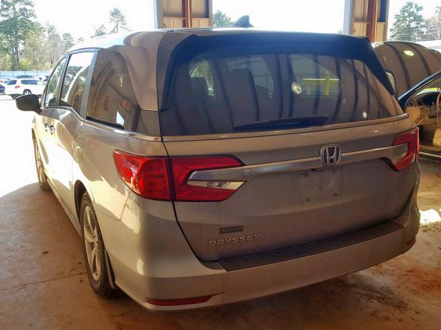 5FNRL6H71JB066787 - 2018 HONDA ODYSSEY EX SILVER photo 3