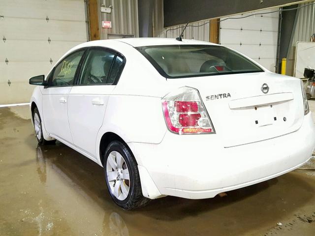 3N1AB61E39L681365 - 2009 NISSAN SENTRA 2.0 WHITE photo 3