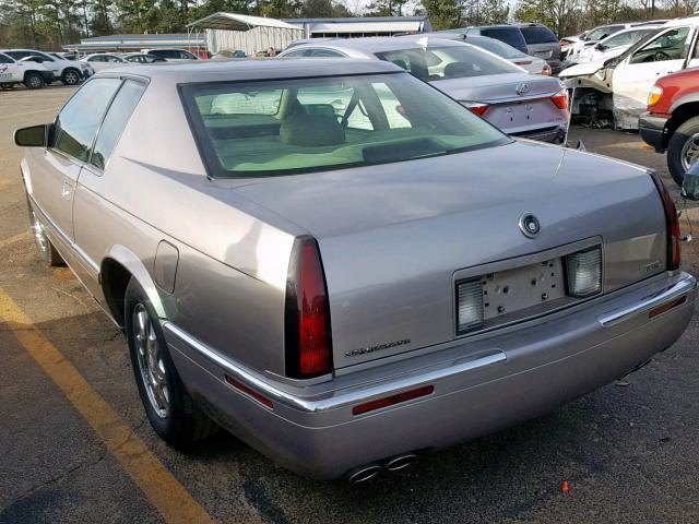 1G6ET129XVU618105 - 1997 CADILLAC ELDORADO T TAN photo 3