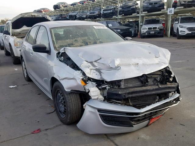 3VW167AJ0GM273124 - 2016 VOLKSWAGEN JETTA S SILVER photo 1