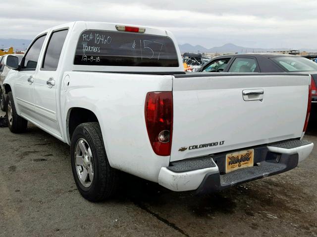 1GCDSCDE8A8147382 - 2010 CHEVROLET COLORADO L WHITE photo 3