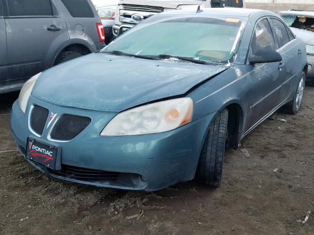 1G2ZH57N694125576 - 2009 PONTIAC G6 GT TEAL photo 2