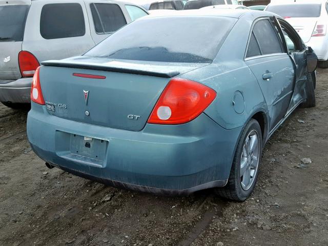 1G2ZH57N694125576 - 2009 PONTIAC G6 GT TEAL photo 4