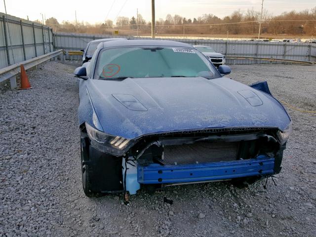 1FA6P8CF1H5333106 - 2017 FORD MUSTANG GT BLUE photo 9