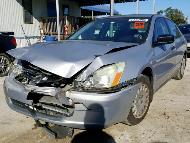 1HGCM56154A005484 - 2004 HONDA ACCORD DX SILVER photo 2