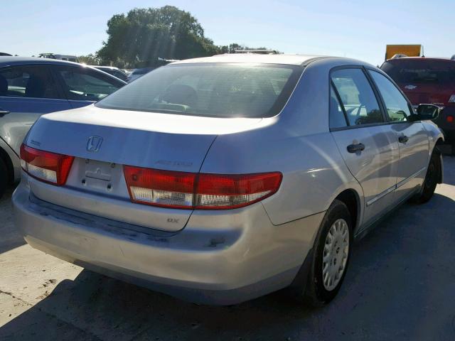 1HGCM56154A005484 - 2004 HONDA ACCORD DX SILVER photo 4