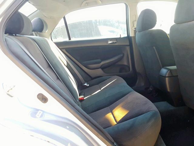 1HGCM56154A005484 - 2004 HONDA ACCORD DX SILVER photo 6